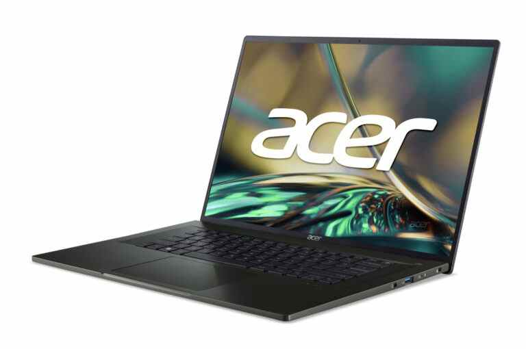 Acer affirme que le Swift Edge est l’ordinateur portable OLED 16 pouces le plus léger au monde