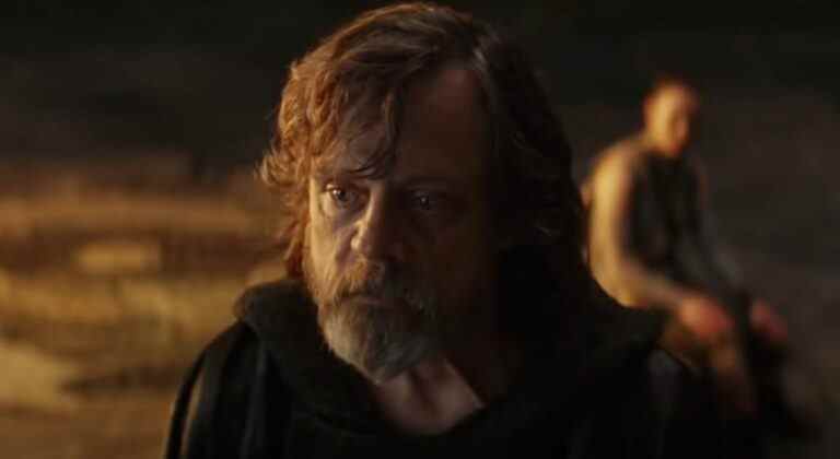 Luke Skywalker in Star Wars: The Last Jedi