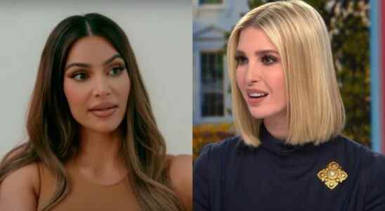 Kim Kardashian and Ivanka Trump