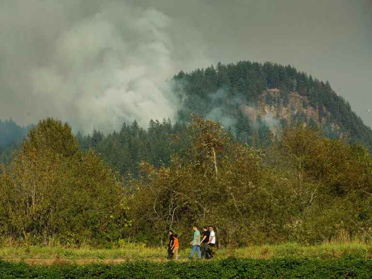 Avis sur la qualité de l’air en vigueur pour l’est de la vallée du Fraser en raison de la fumée des feux de forêt