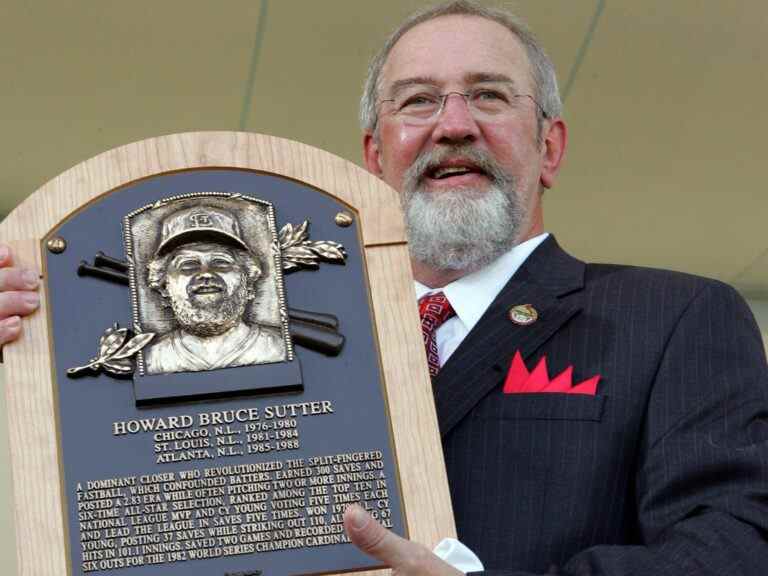 Bruce Sutter, Hall of Famer et gagnant de Cy Young, décède à 69 ans