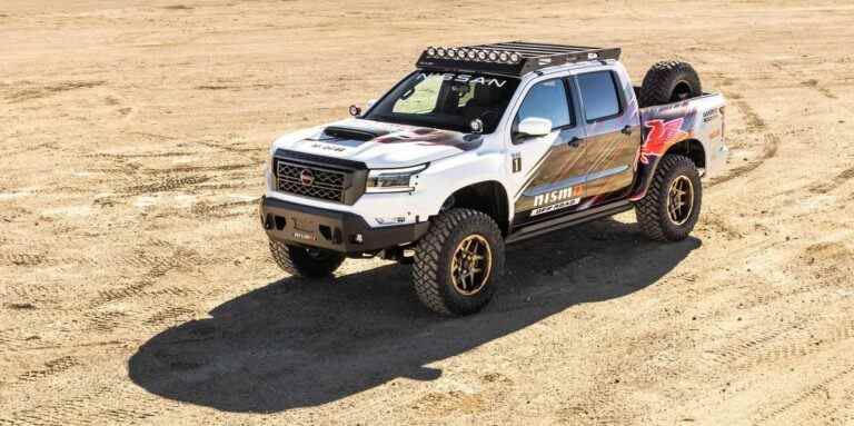 Ce Badass Nissan Frontier a le V8 de 400 chevaux du Titan