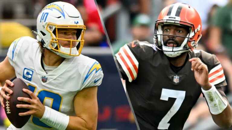 Chargers vs Browns en direct: comment regarder la semaine 5 de la NFL en ligne