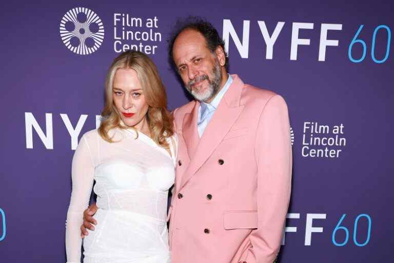 NEW YORK, NEW YORK - OCTOBER 06: Chloë Sevigny and Luca Guadagnino attend the "Bones and All" red carpet event during the 60th New York Film Festival at Alice Tully Hall, Lincoln Center on October 06, 2022 in New York City. (Photo by Arturo Holmes/Getty Images for FLC)