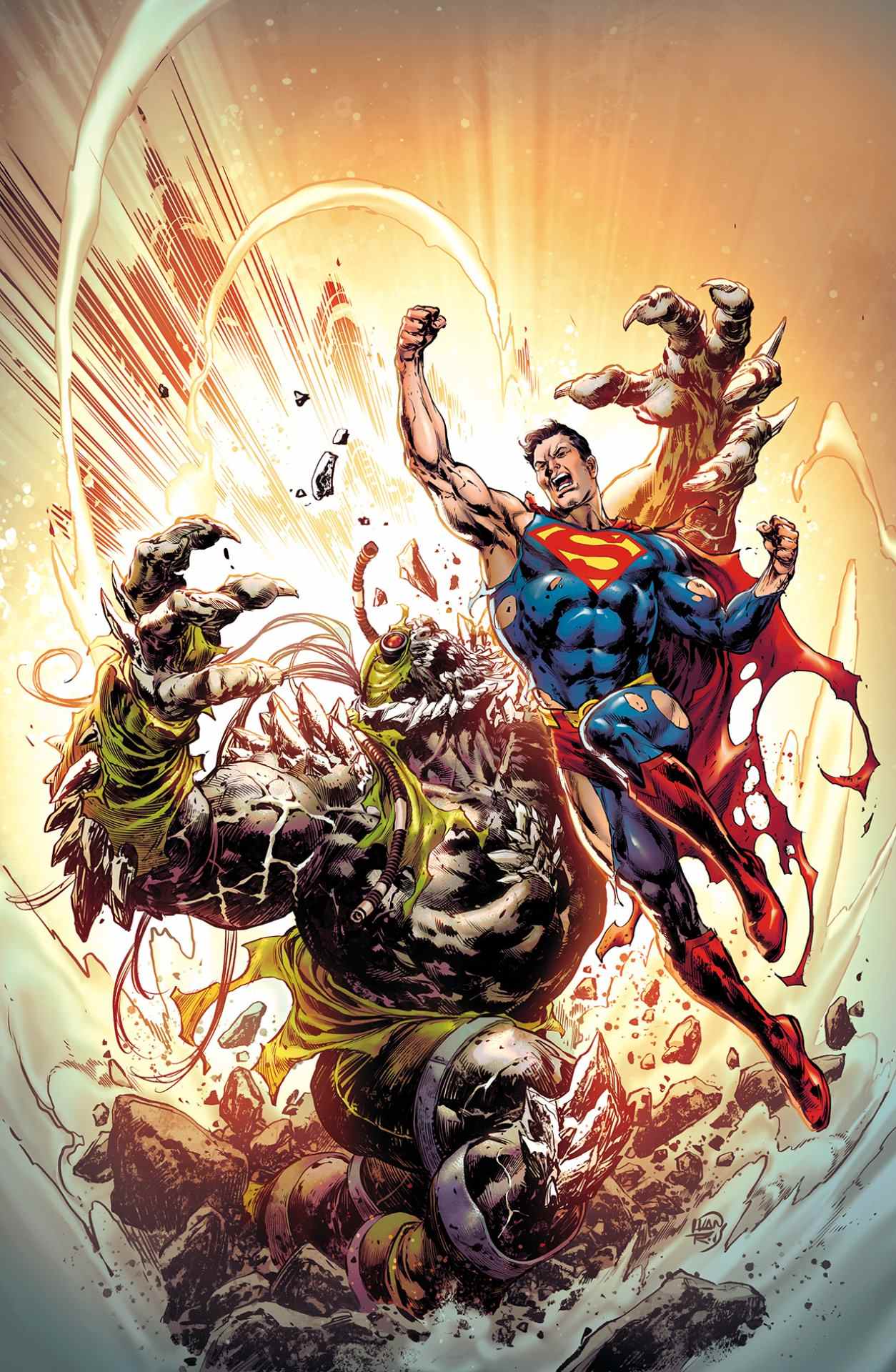 Couverture de The Death of Superman 30th Anniversary Deluxe Edition par Ivan Reis