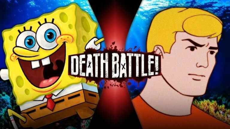 Death Battle se délecte d’absurdités nautiques avec Spongebob Squarepants contre Aquaman!