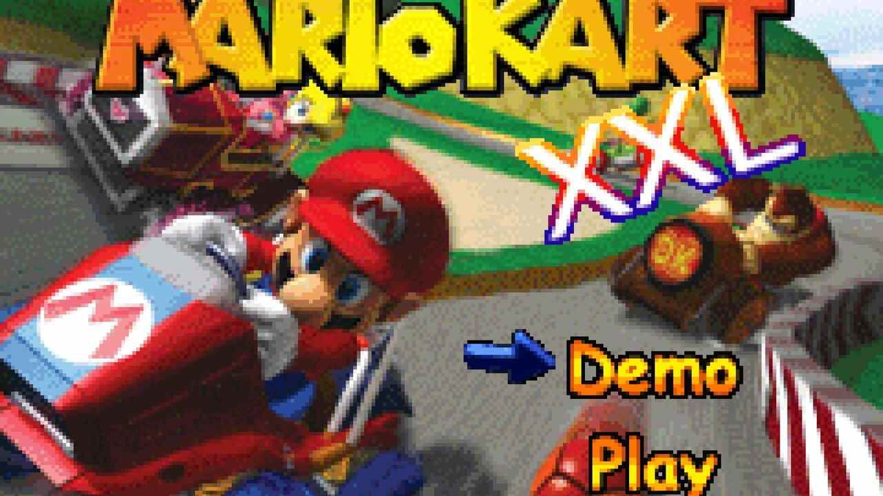 Démo technique inédite de Mario Kart XXL pour Game Boy Advance Surfaces en ligne
