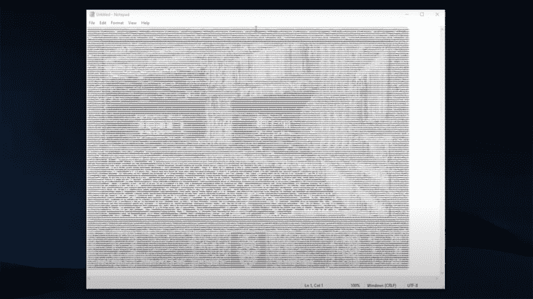 Doom fonctionnant via l'application Bloc-notes semble étonnamment jouable
