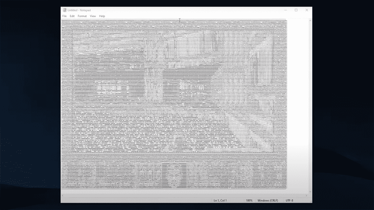 Doom fonctionnant via l'application Bloc-notes semble étonnamment jouable
