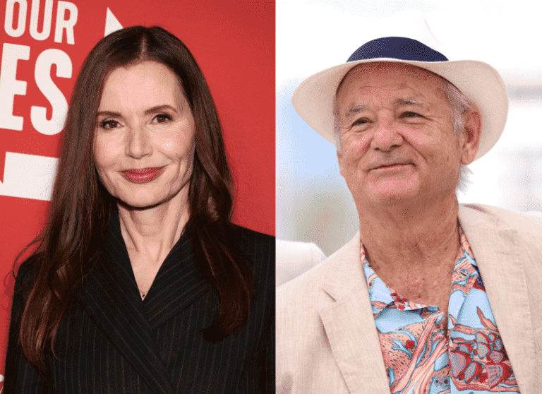 Geena Davis and Bill Murray