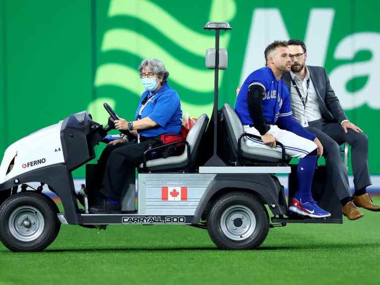 George Springer des Blue Jays a subi une commotion cérébrale et une entorse à l’épaule lors du match 2