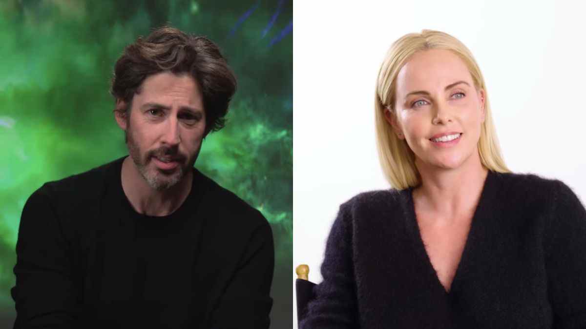 Jason Reitman and Charlize Theron