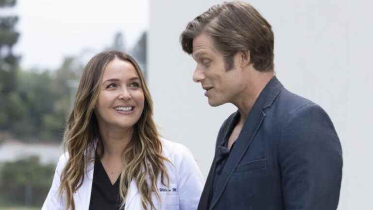 Camilla Luddington and Chris Carmack on Grey