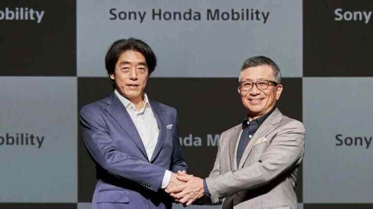 Honda et Sony s’associent pour former une société de véhicules électriques et de mobilité