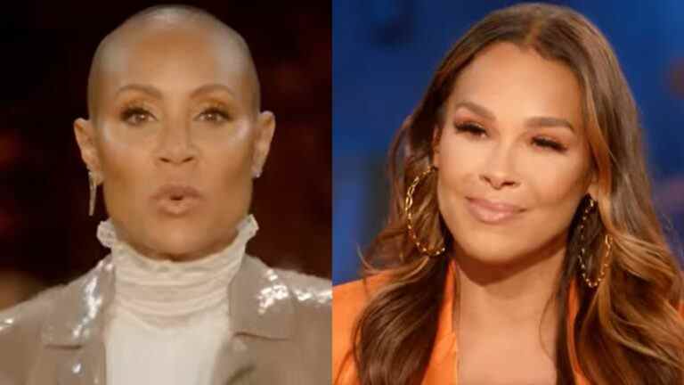 Jada Pinkett Smith and Sheree Zampino hosting an episode of Facebook Watch