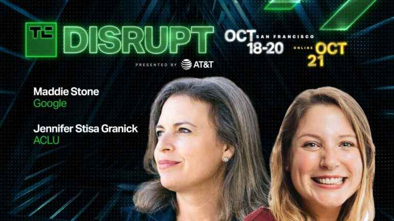 Jennifer Stisa Granick de l’ACLU et Maddie Stone de Google parlent de sécurité et de surveillance à Disrupt