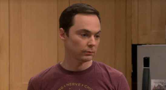 Sheldon in kitchen on The Big Bang Theory