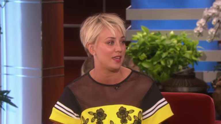 Kaley Cuoco on The Ellen DeGeneres Show