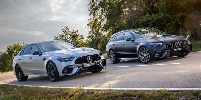 La Mercedes-AMG C63 2024 affiche une bande passante élargie