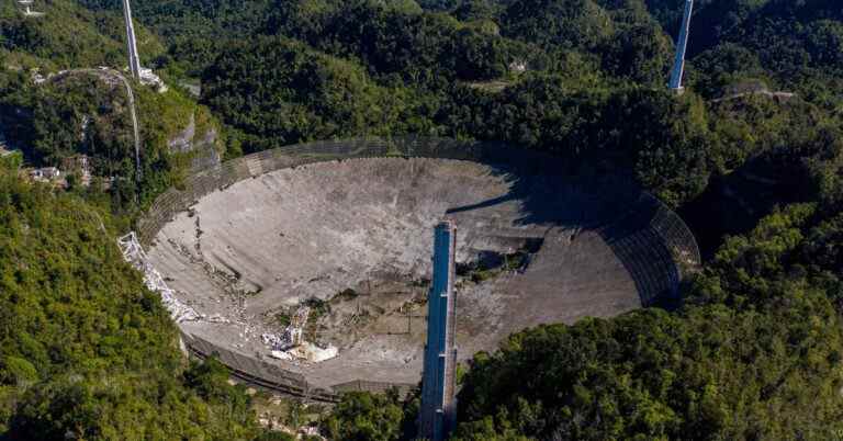 La National Science Foundation ne reconstruira pas le télescope de l’observatoire d’Arecibo