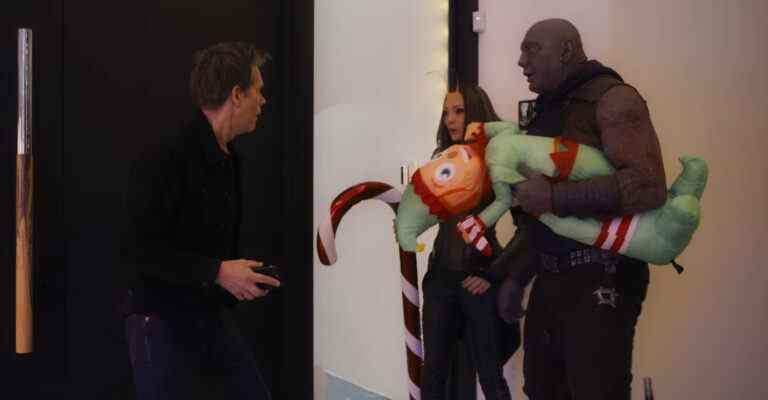 Disney+ MCU The Guardians of the Galaxy Holiday Special trailer with Kevin Bacon as himself in the Marvel Cinematic Universe