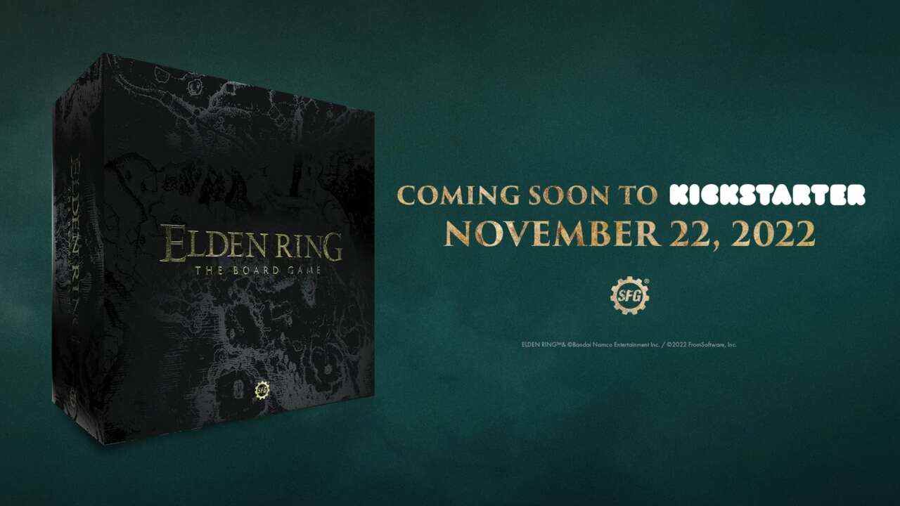 La campagne Kickstarter du jeu de société Elden Ring sera lancée en novembre
