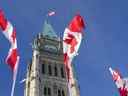 La Tour de la Paix au Parlement du Canada à Ottawa. 