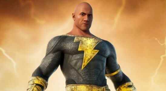 La peau Fortnite Black Adam ramène The Rock