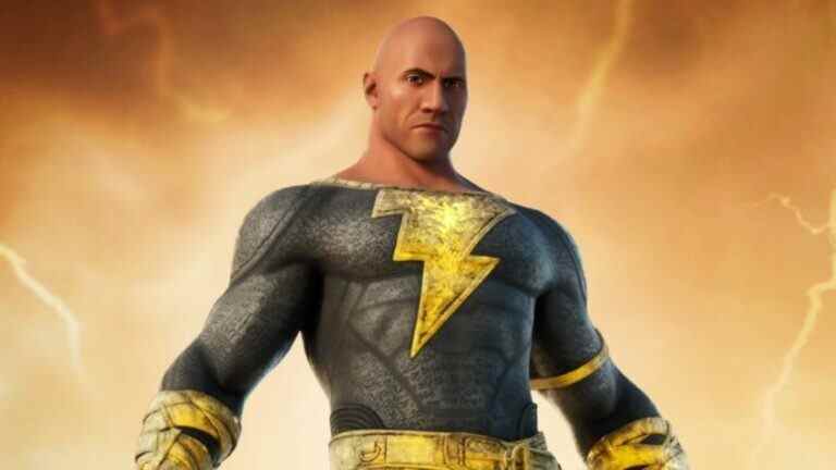 La peau Fortnite Black Adam ramène The Rock
