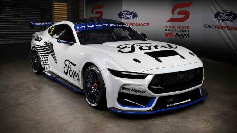 La première nouvelle voiture de course Ford Mustang est un monstre australien de 5,4 litres