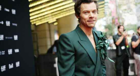 TORONTO, ONTARIO - SEPTEMBER 11: Harry Styles attends the "My Policeman" Premiere during the 2022 Toronto International Film Festival at Princess of Wales Theatre on September 11, 2022 in Toronto, Ontario. (Photo by Matt Winkelmeyer/Getty Images)