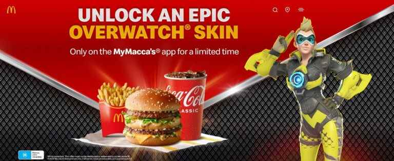 La promotion Overwatch 2 McDonald's offre aux clients un skin Epic Tracer
