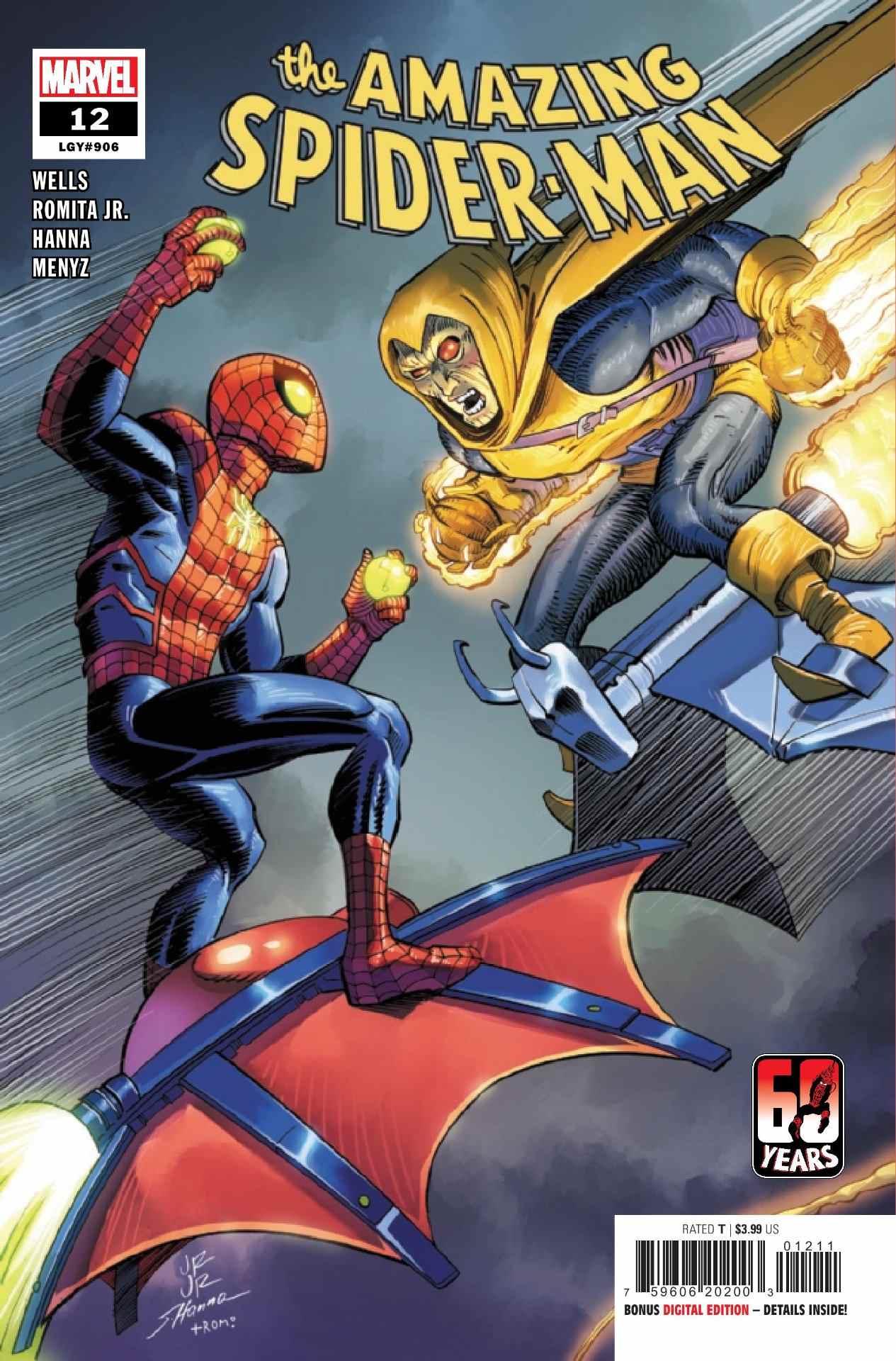 Incroyable couverture de Spider-Man #12