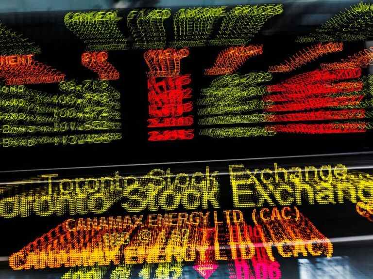 Le TSX plonge encore plus profondément dans le rouge que les actions américaines aujourd’hui