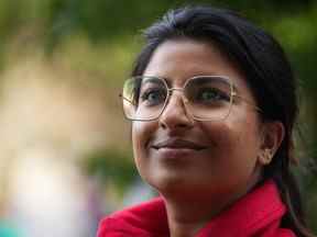 Anjali Appadurai, candidate à la direction du NPD de la Colombie-Britannique.