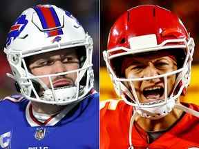 Josh Allen et Patrick Mahomes.