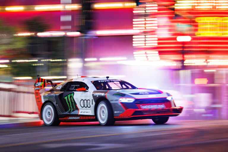 Le premier Gymkhana électrique de Ken Block comprend une Audi EV unique en son genre