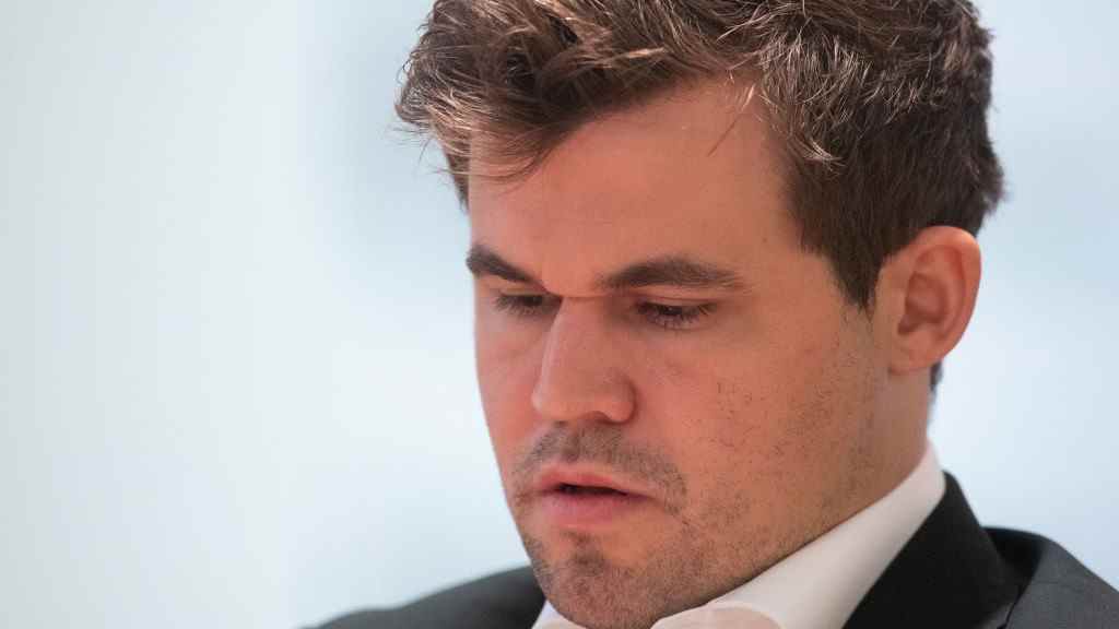 Le champion du monde d'échecs Magnus Carlsen.