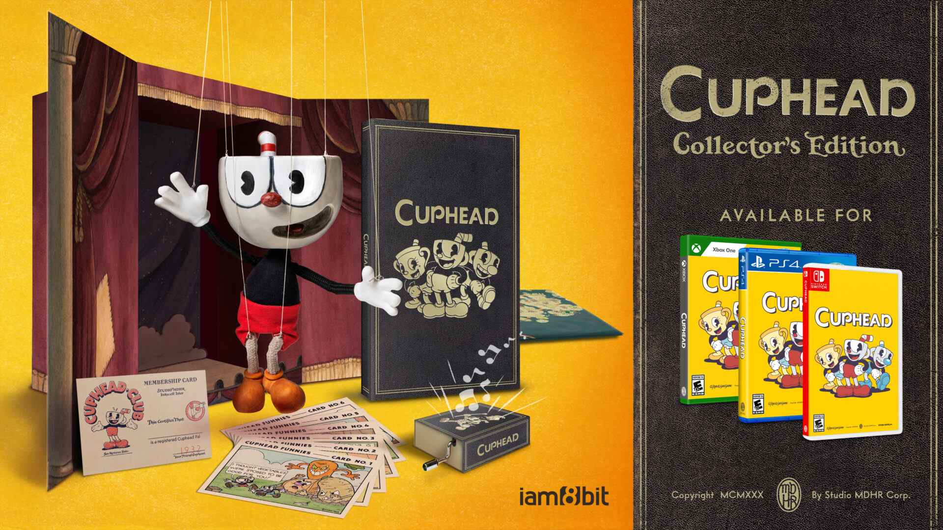 L'édition physique de Cuphead sera lancée le 6 décembre    
