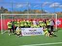 Le Gloucester Celtic FC, une équipe masculine de soccer d'Ottawa, a remporté son deuxième trophée Challenge lundi, en battant Edmonton Green & Gold 2-0.