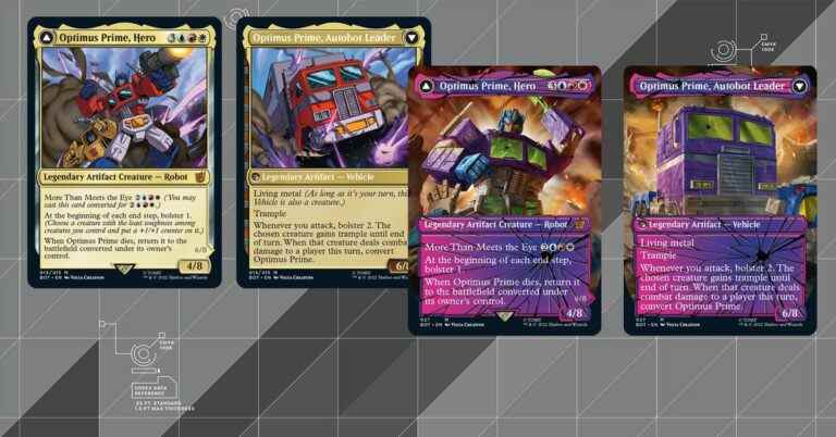 Les transformateurs entrent officiellement dans Magic: The Gathering avec 15 cartes recto-verso malades
