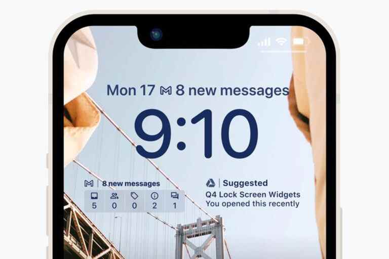 Les widgets d’écran de verrouillage iOS 16 de Google sont maintenant disponibles