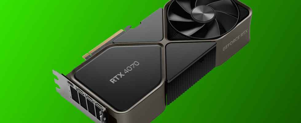 L'image Nvidia RTX 4070 offre un premier aperçu du GPU GeForce de milieu de gamme