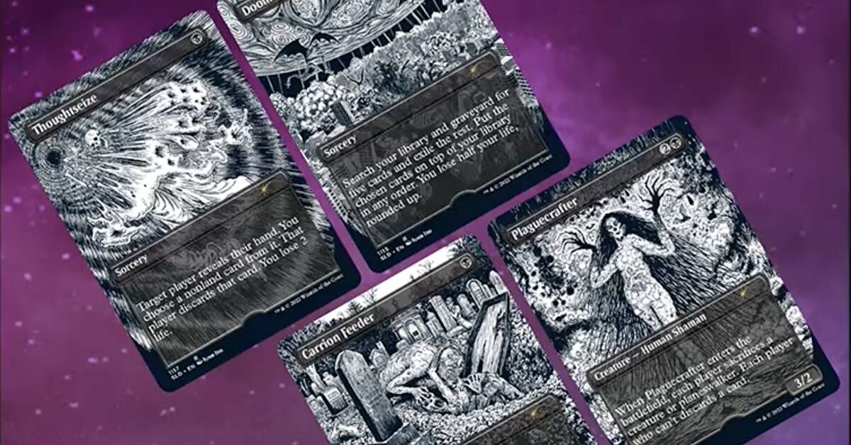 Magic: The Gathering collabore avec Junji Ito pour quatre cartes effrayantes
