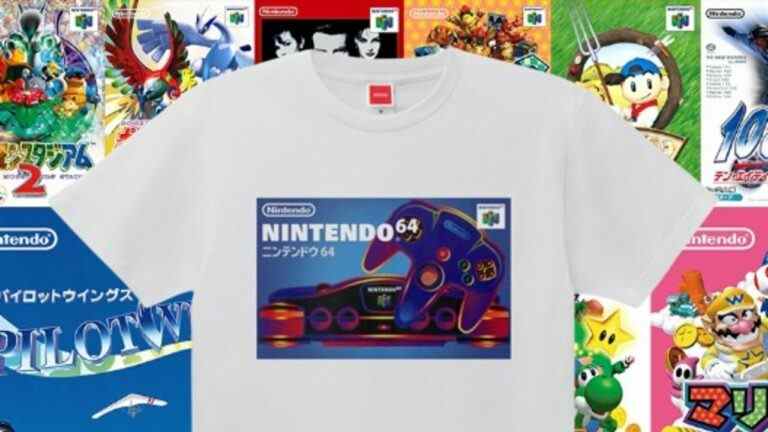 My Nintendo Japan ajoute des produits à thème N64 - chemises, tasses et plus
