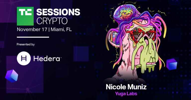 Nicole Muniz de Yuga Labs parlera des NFT et des Bored Apes lors des sessions TC : Crypto