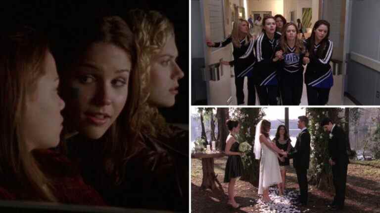 Hilarie Burton Morgan, Bethany Joy Lenz, and Sophia Bush in 'One Tree Hill'