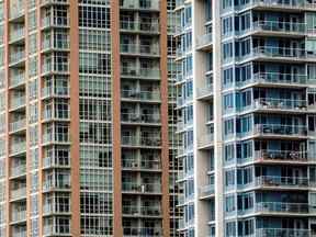 Immeubles en copropriété dans le quartier de Liberty Village à Toronto.