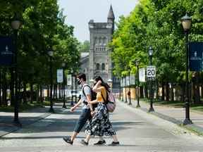 Le campus de l'Université de Toronto est vu sur une photo d'archive du 10 juin 2020.