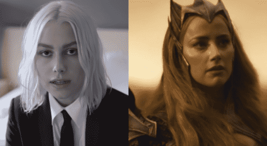 Phoebe Bridgers and Amber Heard side by side